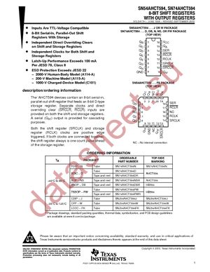 SN74AHCT594N datasheet  